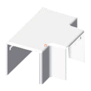 T-idom LHD 40x40 vezetékcsatornához fehér, 8644 HB Kopos