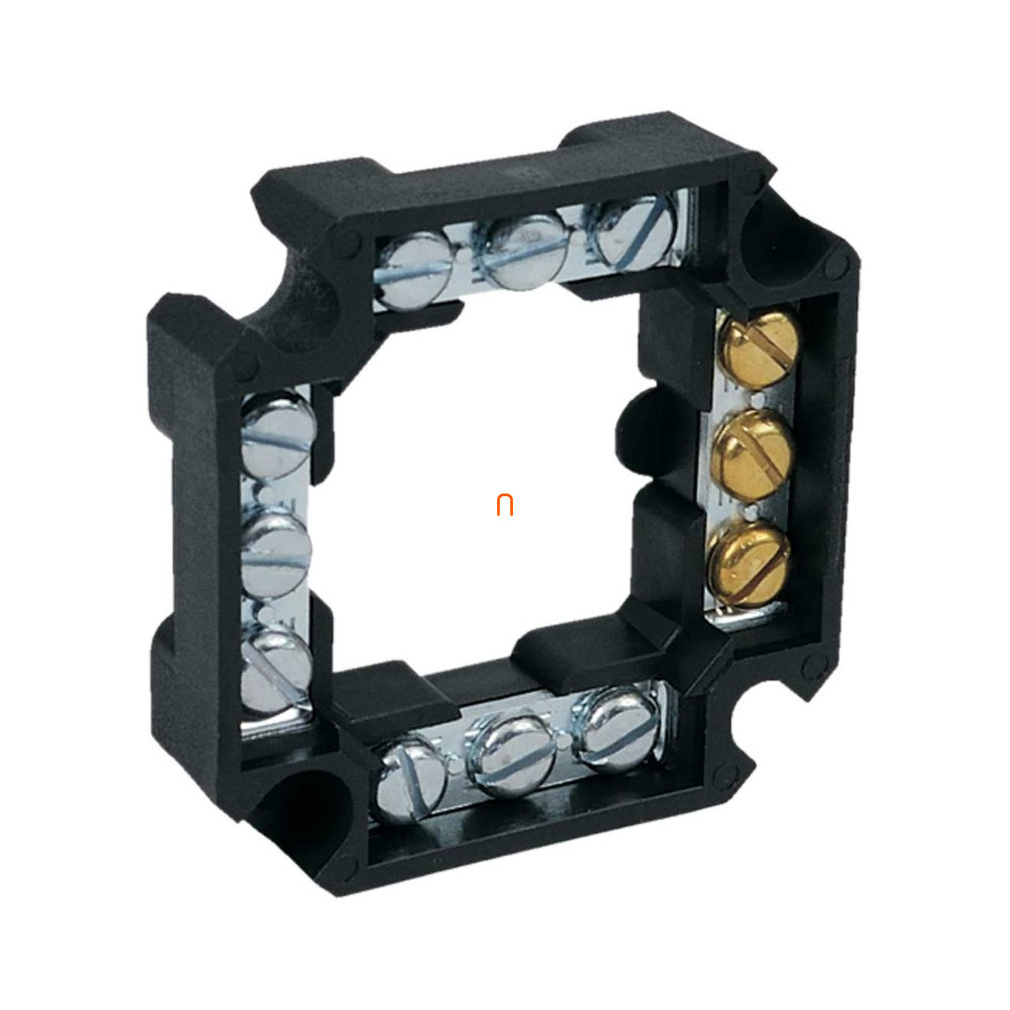 Sorkapocs elosztódobozba (55,5x55,5) fekete 4x3-4mm2 400V, S-66 FB Kopos
