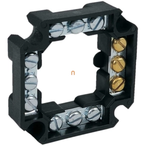   Sorkapocs elosztódobozba (55,5x55,5) fekete 4x3-4mm2 400V, S-66 FB Kopos