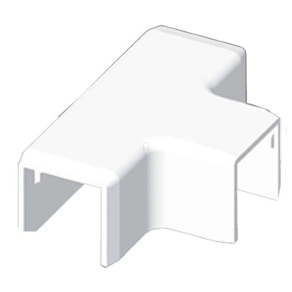 T-idom LHD  25x20 vezetékcsatornához fehér, 8914 HB Kopos