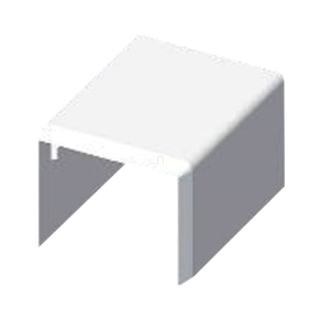   Végzáró LHD 17x17 vezetékcsatornához fehér, 8671 HB Kopos