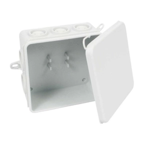   Kötődoboz 88x88x40mm szigetelt, világosszürke IP54, 8130 KA Kopos