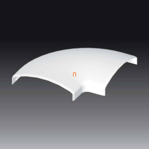 Sík idom LE 80 vezetékcsatornához fehér, 8773 HB Kopos