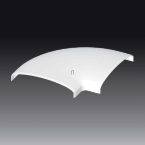 Sík idom LE 100 vezetékcsatornához fehér, 8783 HB Kopos