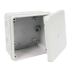   Kötődoboz 103x103 Szürke (RAL7035) IP65 halogénmentes, 005.CS.K KB Kopos
