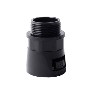   Gégecső adapter, peremes, egyenes 34mm/PG29 IP66 UV-álló, APG34/29 FB Kopos