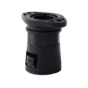   Gégecső adapter, peremes, egyenes 21mm IP66 UV-álló, A21FL FB Kopos