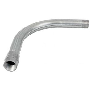  Acélpáncélcső könyök 90 fokos 22,5mm/P16 menetes tűzálló galvanizált, 6116 ZNM S Kopos
