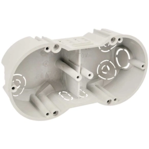   Szerelvénydoboz 141x70x45, 2 modulos szürke, KP 64/2 KA Kopos