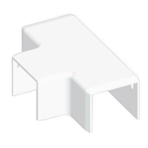 T-idom LHD  30x25 vezetékcsatornához fehér, 8934 HB Kopos