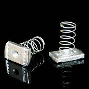   Kábellétrához négyszögletes rugós csúszóanya  M6, 34x19mm, PMP 41 M 6 ZNCR Kopos