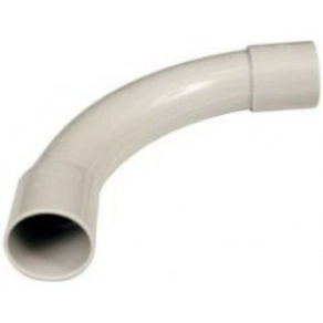 Védőcső könyök 90 fokos 20mm PVC fehér, 4120 HB Kopos