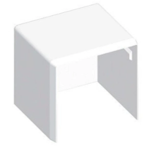   Illesztés takaró LHD 40x40 vezetékcsatornához fehér halogénmentes, 8642HF HB Kopos