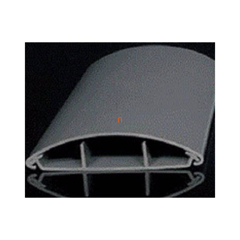 Taposó csatorna 50x11mm sötétszürke, LO 50 LD Kopos (2 fm/szál)