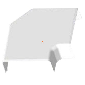   Sík idom EKD 100x40 vezetékcsatornához fehér, 8513 HB Kopos