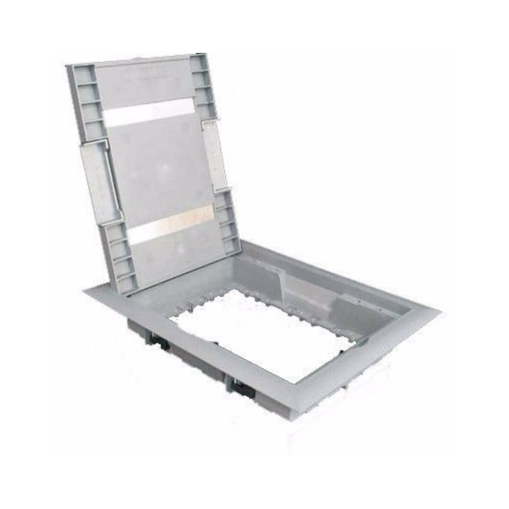 Padlódoboz keret 330x260 sötétszürke 6-8 modulos, KOPOBOX 80 LB Kopos