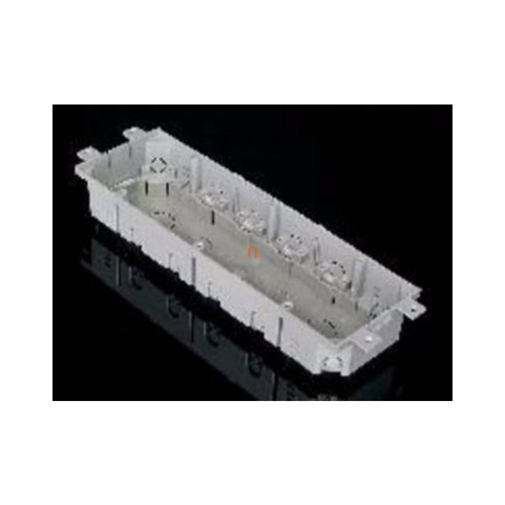 Padlódoboz szerelvénydoboza 249x71 (KOPOBOX 80-hoz) sötétszürke, KPP 80 LB Kopos