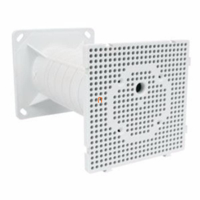   Magasított szerelőlemez 119x119 / 50-200mm hőszigetelésbe világosszürke, MDZ KB Kopos