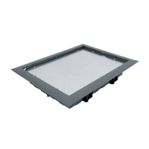   Padlódoboz vakfedeles keret (átvezető) KUP 80-hoz 260x330x57,55 sötétszürke, PP 80/K-5 LB Kopos