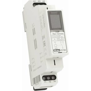   VS116K Segédrelé, 1xCO, 16A, 230VAC, AC/DC 24V - piros, Elko Ep, 2259
