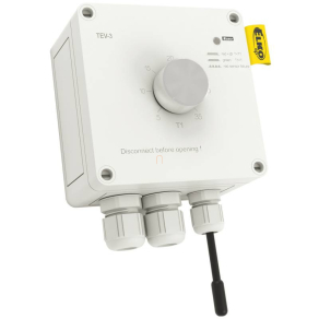   TEV-3 Termosztát +5 ..+35 °C , IP65 védelemmel, szenzorral, Elko Ep, 2926