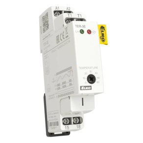   TER-3E - Termosztát, 0.. +60 C, fix hiszterézis, Elko Ep, 3843, TC vagy TZ érzékelő szükséges hozzá!