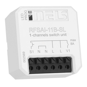   RFSAI-11B-SL Egyfunkciós kapcsolóeszköz nyomógomb bemenettel, Elko Ep, 8375