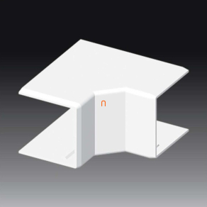   Belső sarok LHD 40x40 vezetékcsatornához világos barna, 8645 SD Kopos