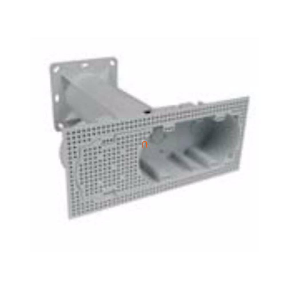 Magasított szerelődoboz, sorolt 120x231 / 100-250mm hőszigetelésbe világosszürke, KEZ-3 KB Kopos