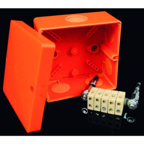   Tűzálló doboz 101x101x63mm, 5P sorkapoccsal E90, IP66, KSK 100 PO Kopos