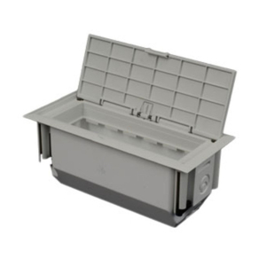   Padlódoboz komplett 175x80x75 üreges falba fehér halogénmentes, KOPOBOX MINI L HB Kopos