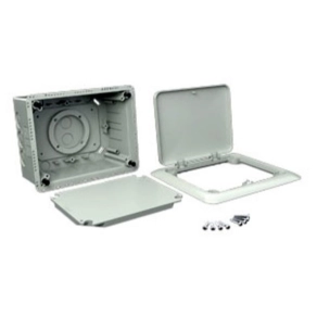   Magasított szerelődoboz 170x210 / 80-140mm hőszigetelésbe, nyitható fedéllel, KUZ-VO KB Kopos