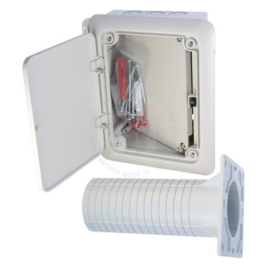   Magasított szerelődoboz 170x210 / 120-330mm hőszigetelésbe, nyitható fedéllel, KUZ-VOI KB Kopos