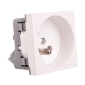   Quadro moduláris 2P+F dugalj fehér (2 modulhely), QS 45X45 HB Kopos