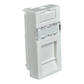 Quadro RJ45 fedlap fehér QD 45X22.5-HOLDER HB Kopos