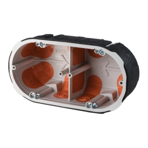   Gipszkarton doboz 2-es,d73mm, 53mm mély, tűzálló KPZ 68-50/2 PO Kopos