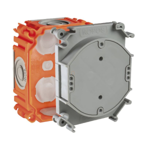   Betondoboz készlet sekély, szöggel való rögzítés 71x50mm SB-KP 68-50/L AB Kopos(KBT-3/71+KBV-2/71)