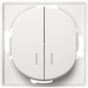   EON süllyesztett csillárkapcsoló fedéllel, jelzőfénnyel, fehér