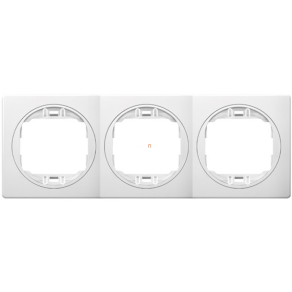   EON süllyesztett szeparált hármas keret, vízszintes, fehér