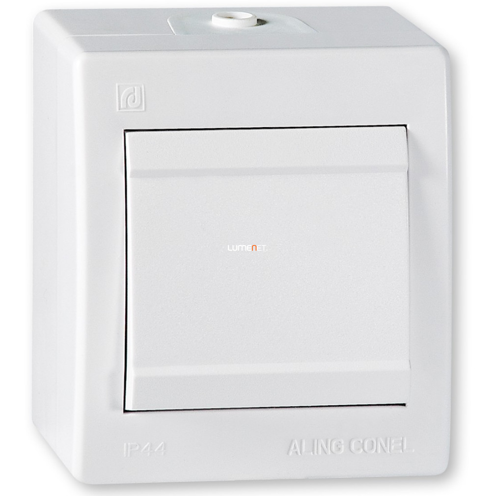 Power felületre szerelhető keresztkapcsoló IP44, fehér