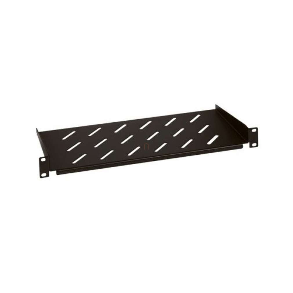 Leg. E2S1U25 tálca, fix 1U-19coll 2 ponton rögzített csavarral MÉLY: 250 MAX: 50 kg