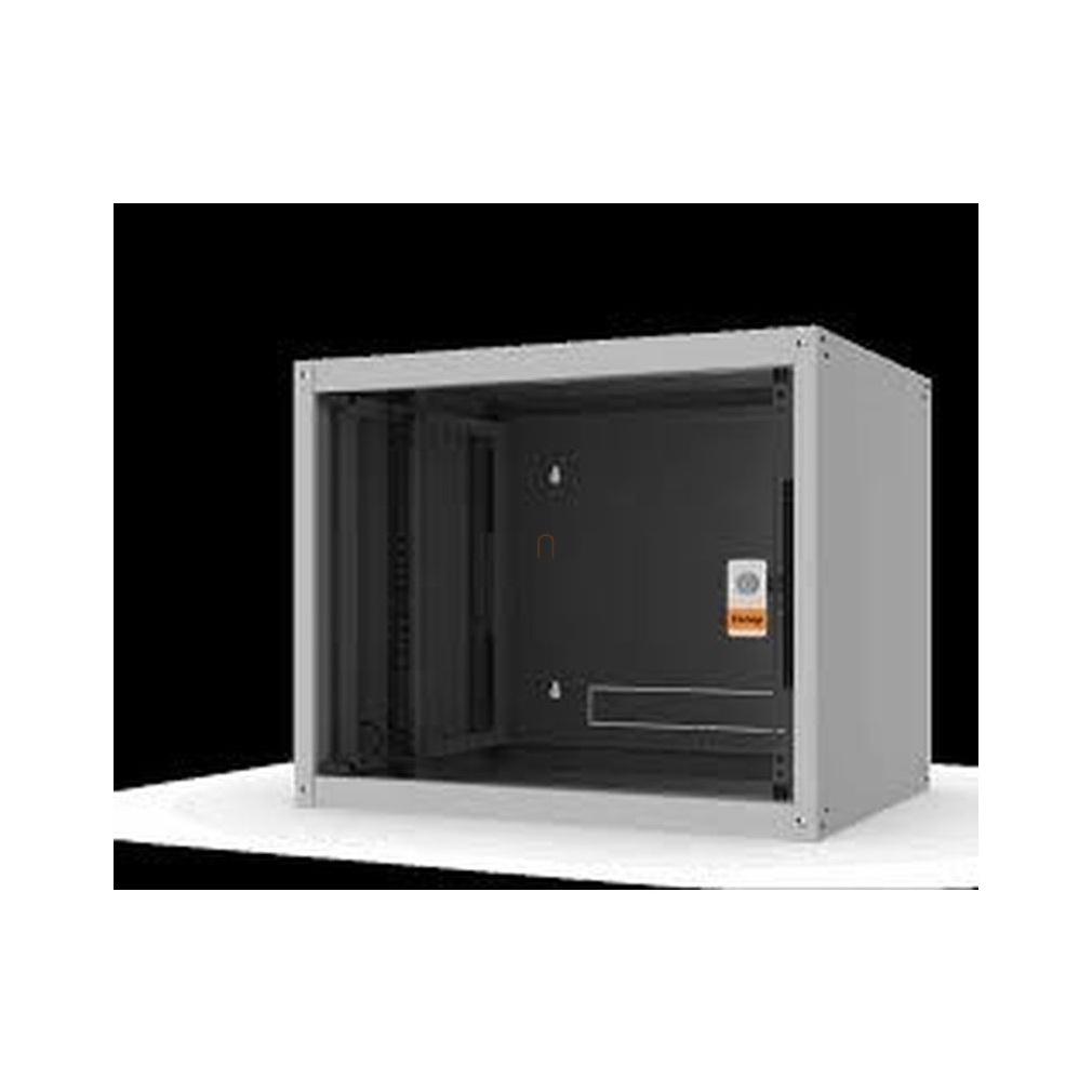 Leg. EVO7U6045 LEGRAND fali rack szekrény, 19''  7U SZÉL: 600 MÉLY: 450 MAG: 405 szürke egyrészes, üvegajtós készre szerelt MAX: 65 kg Evoline