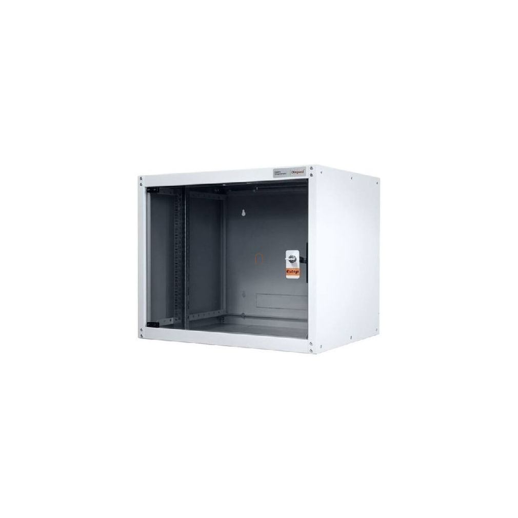 Leg. EVO20U6060  hálózati rackszekrény, 19coll  20U 600x600x982mm szürke egyrészes, üvegajtós készre szerelt MAX: 65 kg Evoline