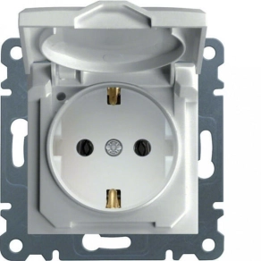 HAGER WL1150 Csapfedeles dugalj csavaros, fehér