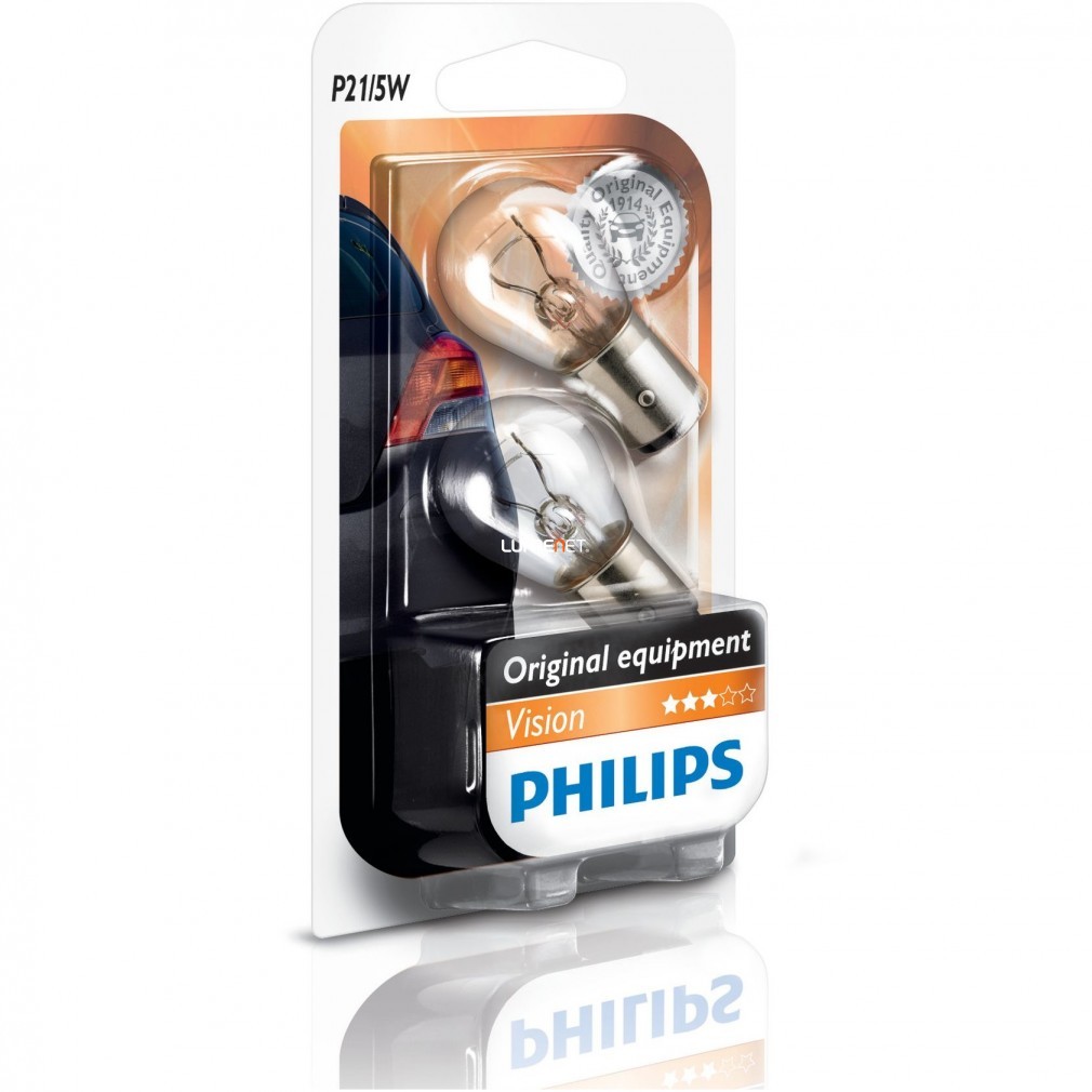 Philips Original Vision +30% 12499B2 P21/5W BAY15d