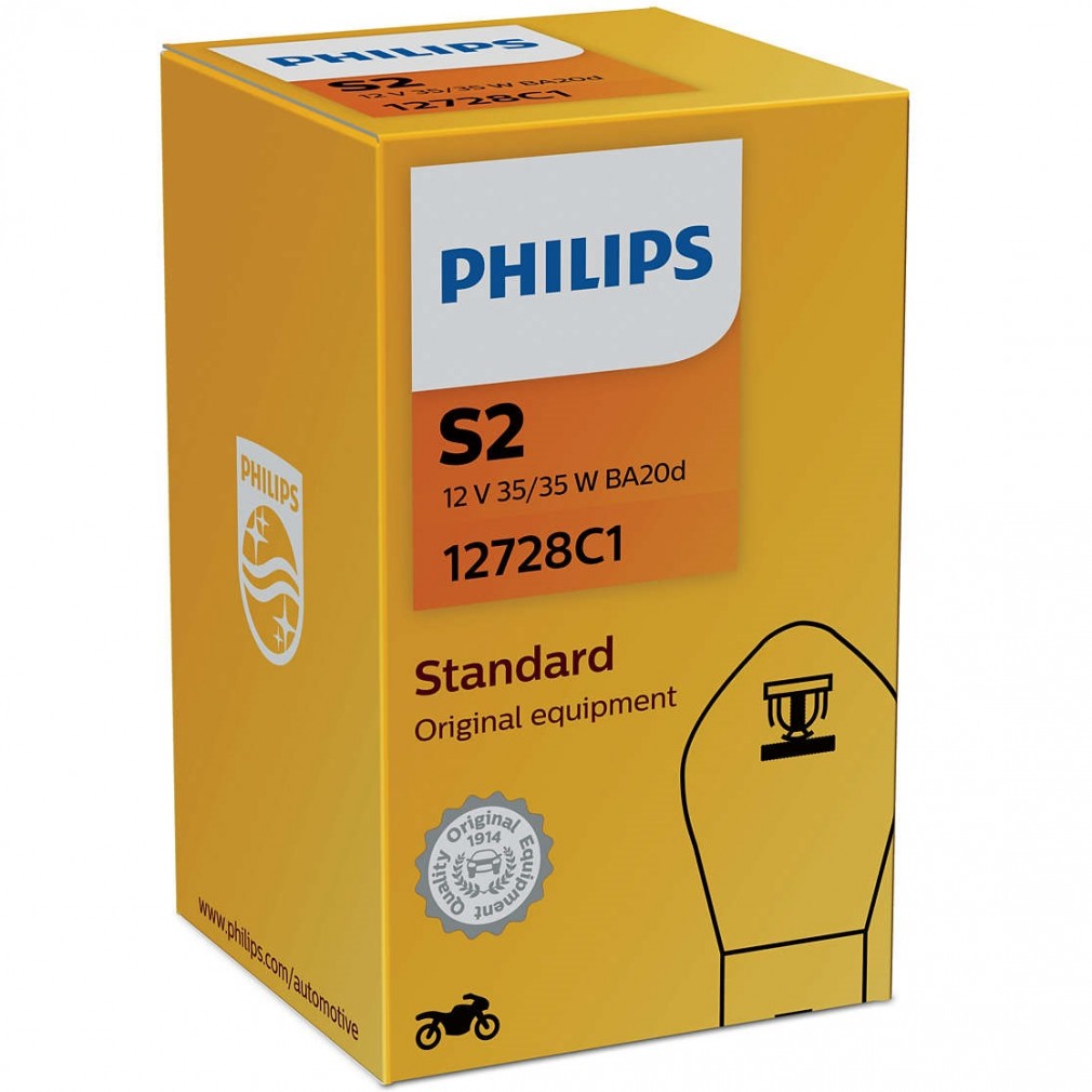 Philips Original Vision 12728C1 S2 3535W Lumenet LAMPA S2 Halogén izzó 12V 3535W BA20D IZZÓ, LED LÁMPA