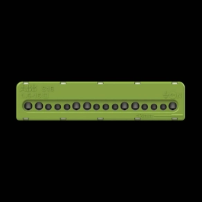   ABB 1SPE007715F0743 Mistral sorkapocs zöld csavaros 7x16mm2 + 9x6mm2, rögzítőcsavar