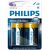 Philips UltraAlkaline LR20-E2B/10 góliát elem 2db/csomag