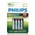Philips MultiLife R03-B4RTU10/10 AAA mikro akku /1000mAh 4db/csomag