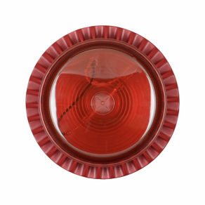   Eaton magasított aljzat, piros burkolat, piros fényjelző Hangjelző fényjelzővel Flashni 24V DC, - 